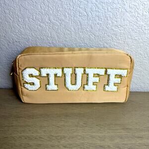 'Stuff' Tan Cosmetic‎ Bag